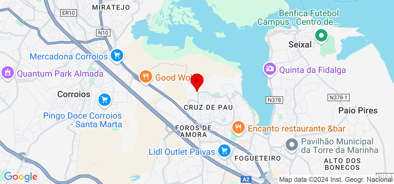 Infinit Service - Setúbal - Seixal - Map