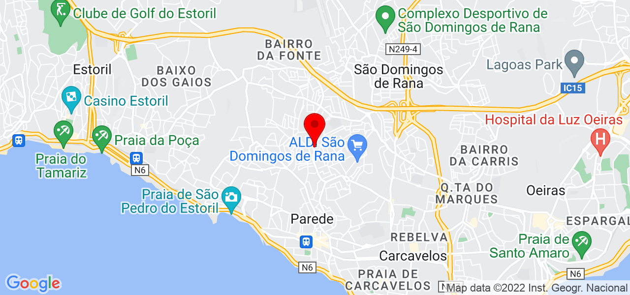 Sabrina Pinheiro - Lisboa - Cascais - Map