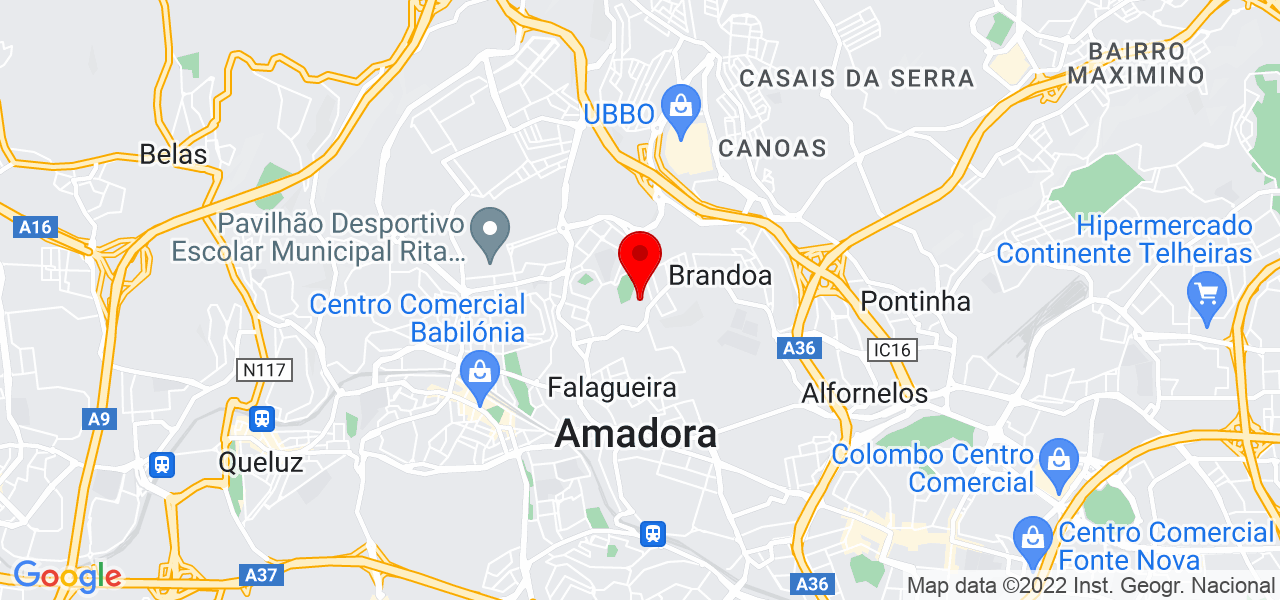 Carlos Darvim - Lisboa - Amadora - Mapa