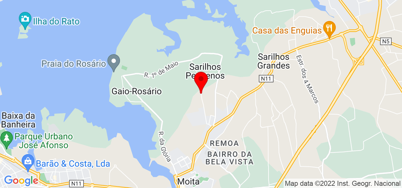 Adriania Batista costa - Setúbal - Moita - Mapa