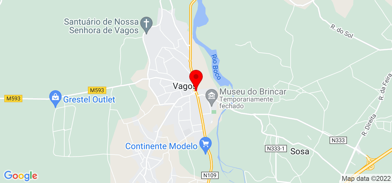 Enfermeira Vanessa - Aveiro - Vagos - Mapa