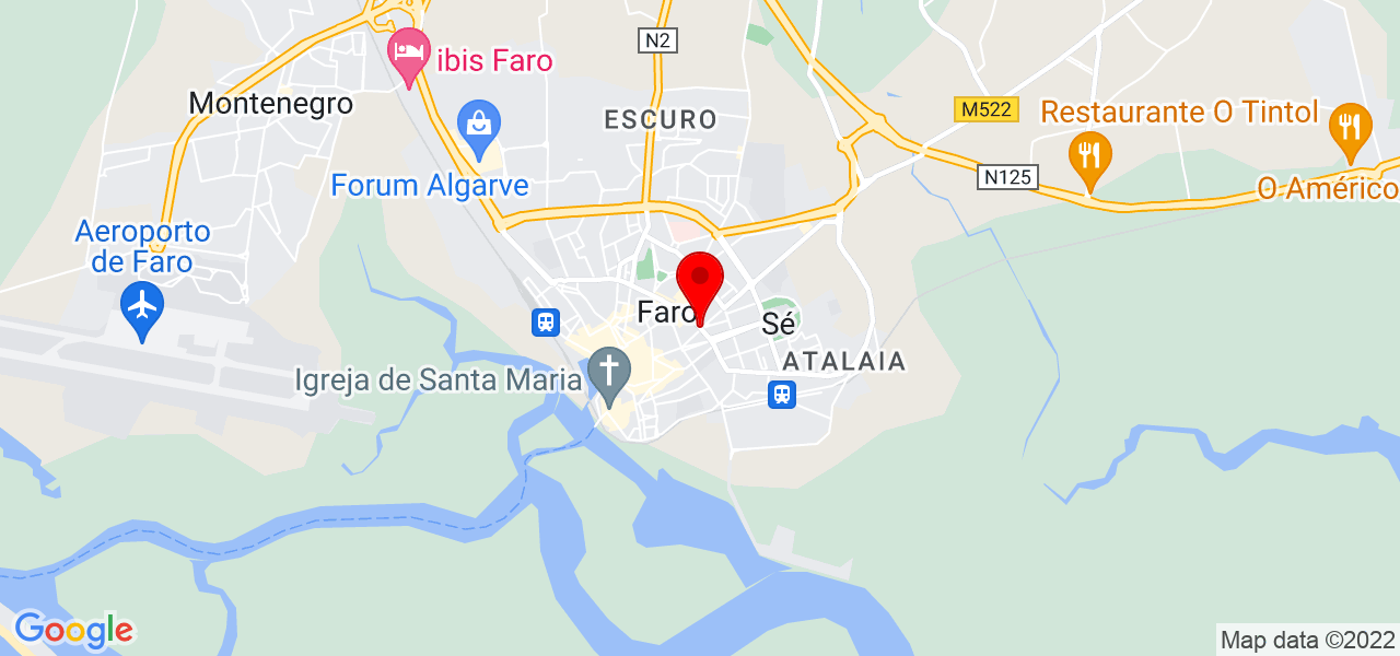 Mariana Madeira - Faro - Faro - Mapa