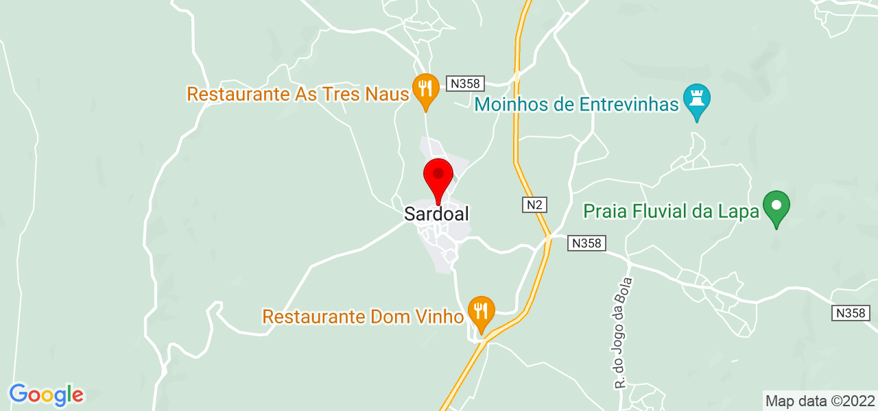 Wilson prestações de serviços - Santarém - Sardoal - Mapa