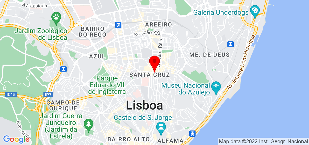 Tiago Soares | Perito Avaliador Imobili&aacute;rio - Lisboa - Lisboa - Mapa