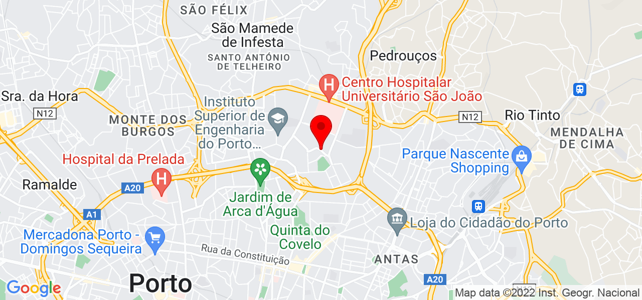 Tomas Tadeu - Porto - Porto - Mapa