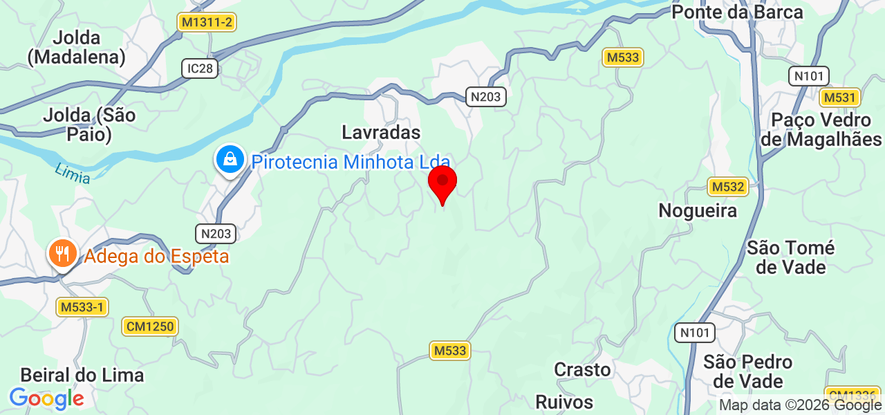 Bad Mag - Viana do Castelo - Ponte da Barca - Karte