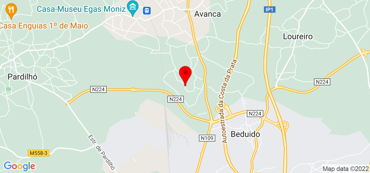 Manuel Sim&otilde;es do Carmo - Aveiro - Estarreja - Mapa