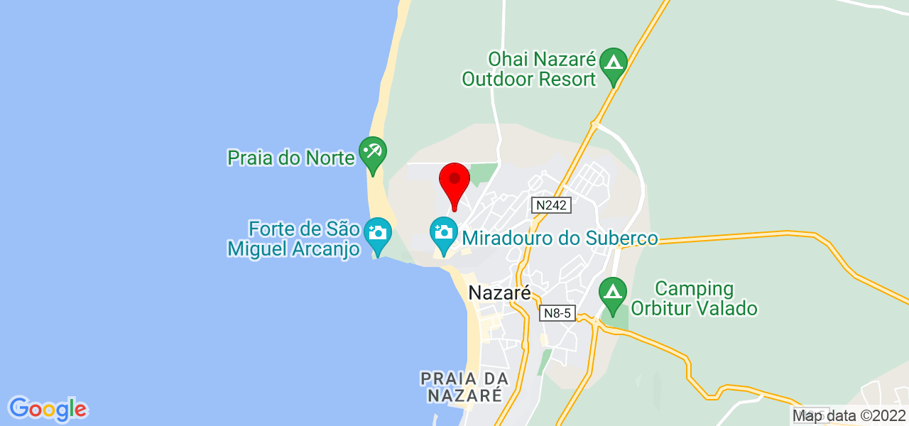 Luís Melo - Leiria - Nazaré - Mapa