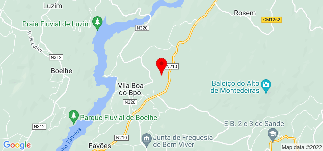 F&aacute;bio Moreira - Porto - Marco de Canaveses - Mapa