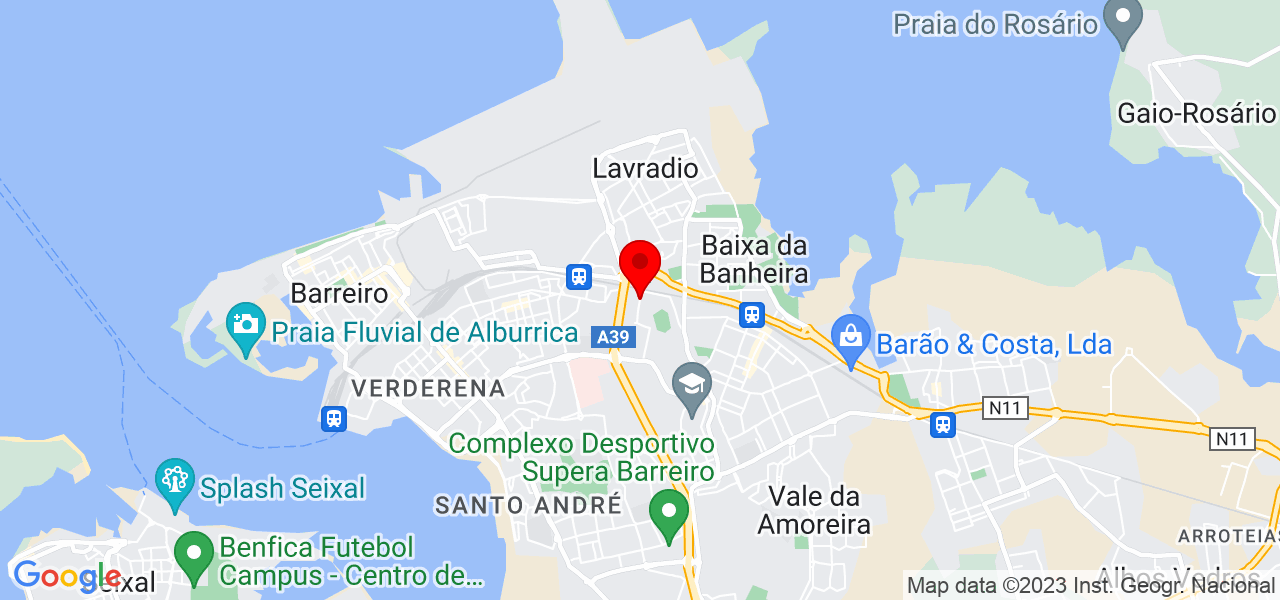 Ana - Setúbal - Barreiro - Mapa