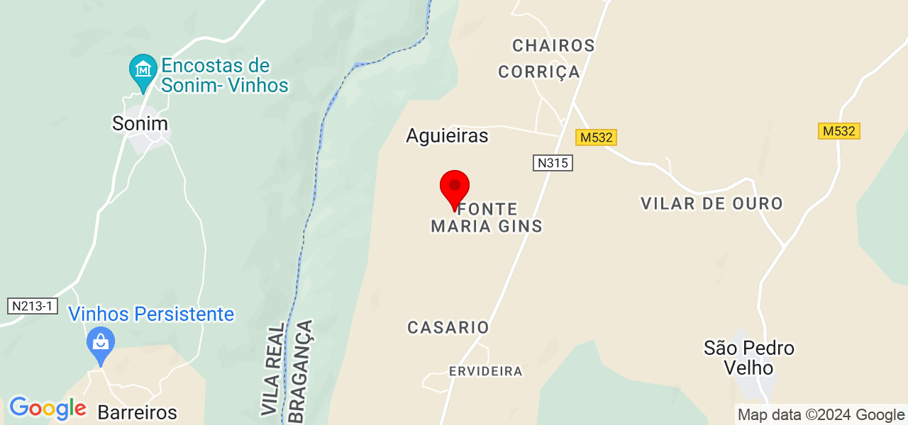 Lara Lobo - Bragança - Mirandela - Mapa