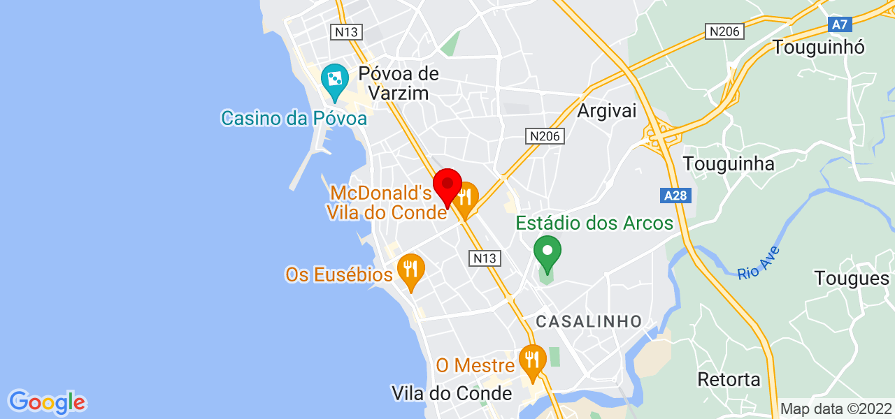 Leticia - Porto - Vila do Conde - Mapa