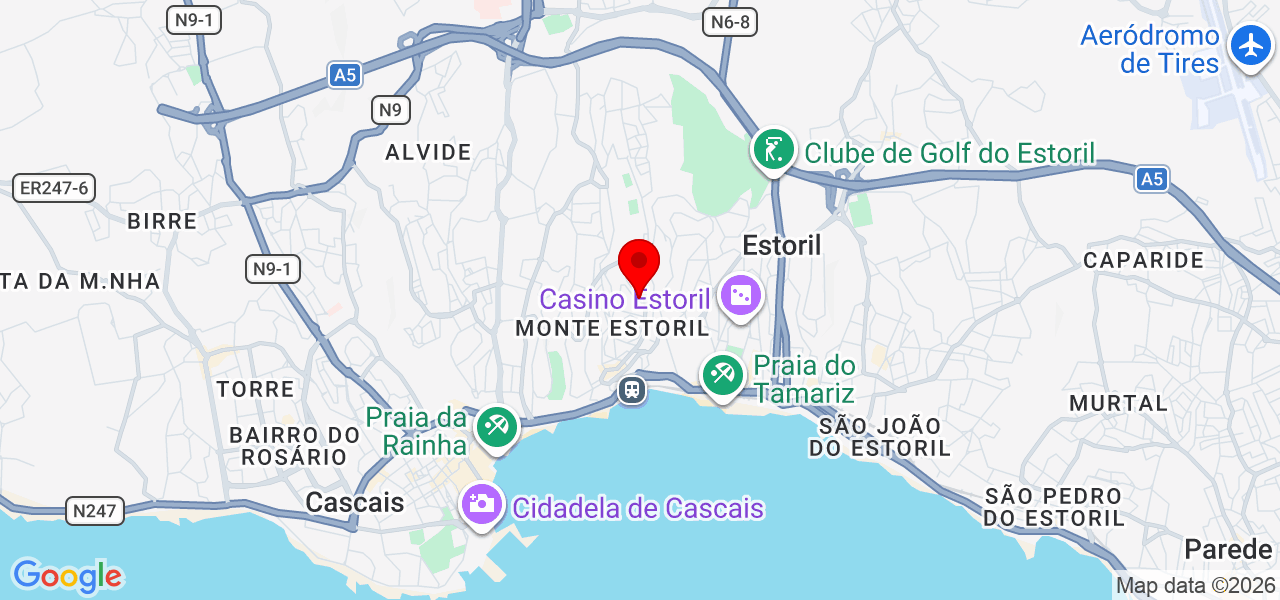 Fernanda Ferreira - Lisboa - Cascais - Mapa