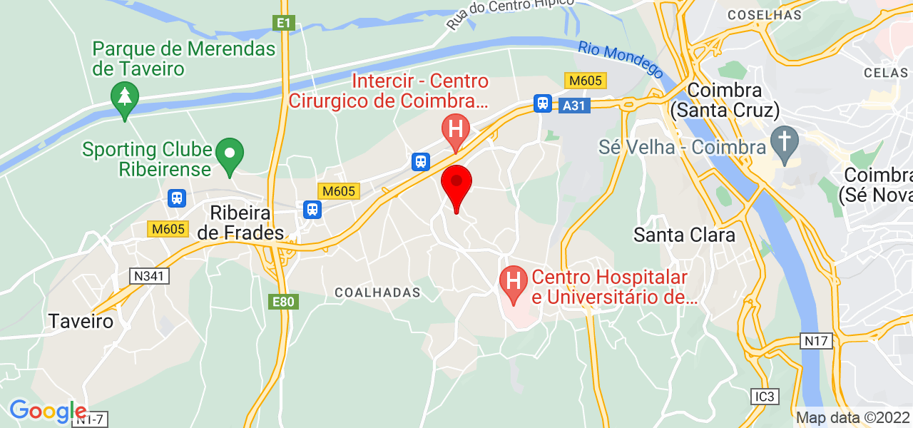 Aluguer de sistemas de som, luz e v&iacute;deo - Coimbra - Coimbra - Mapa