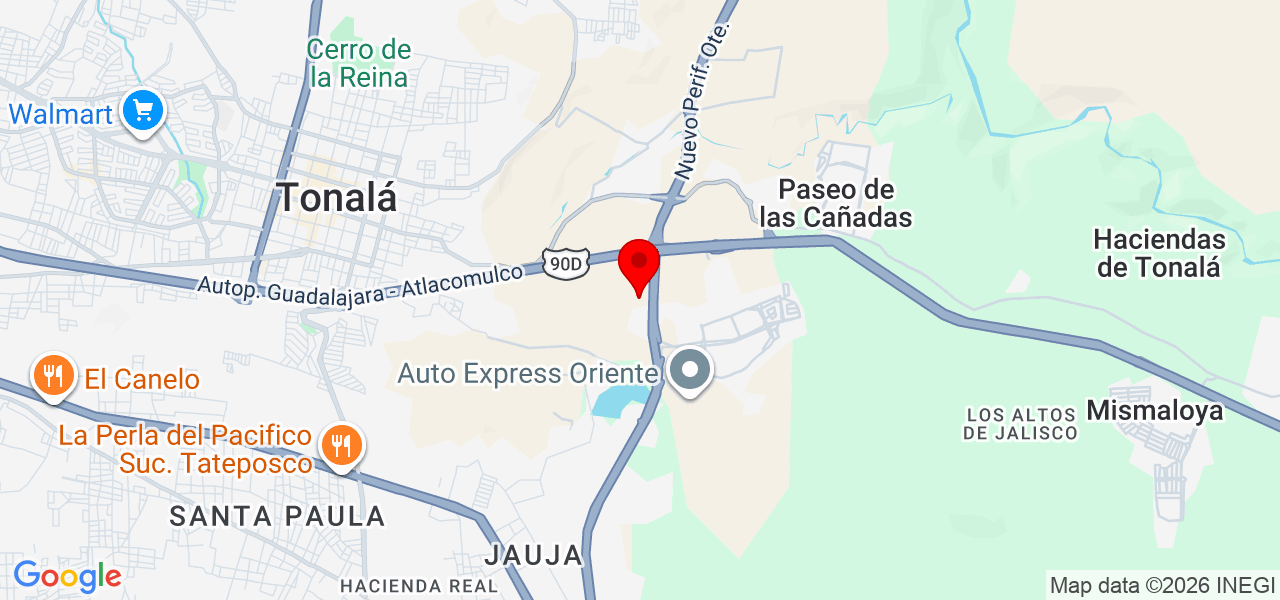 Felipe R. Durán - Jalisco - Tonalá - Mapa