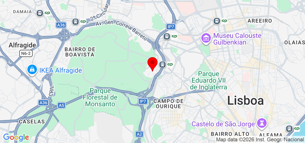 Maue - Lisboa - Lisboa - Mapa