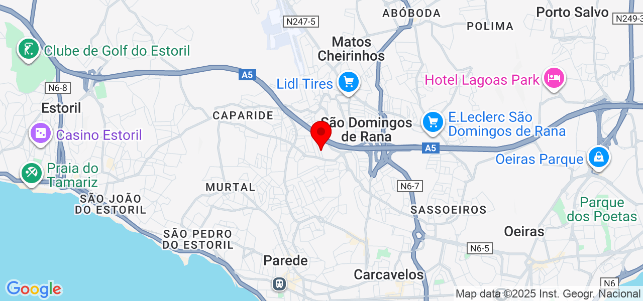 Raphael Araujo - Lisboa - Cascais - Mapa