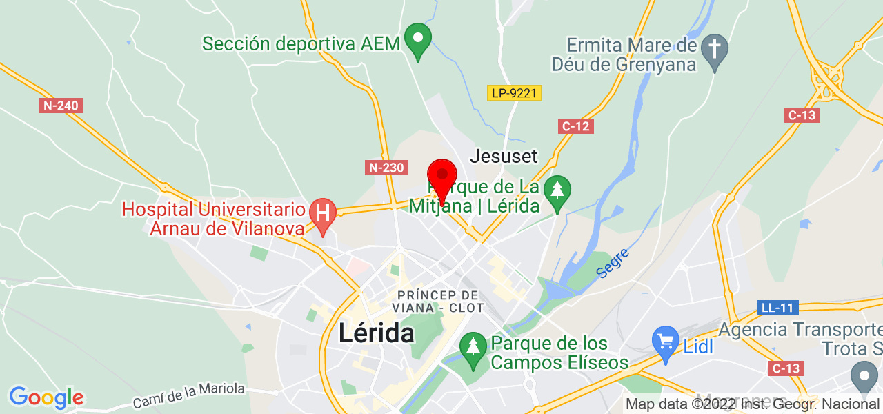 Jairo - Cataluña - Lleida - Mapa