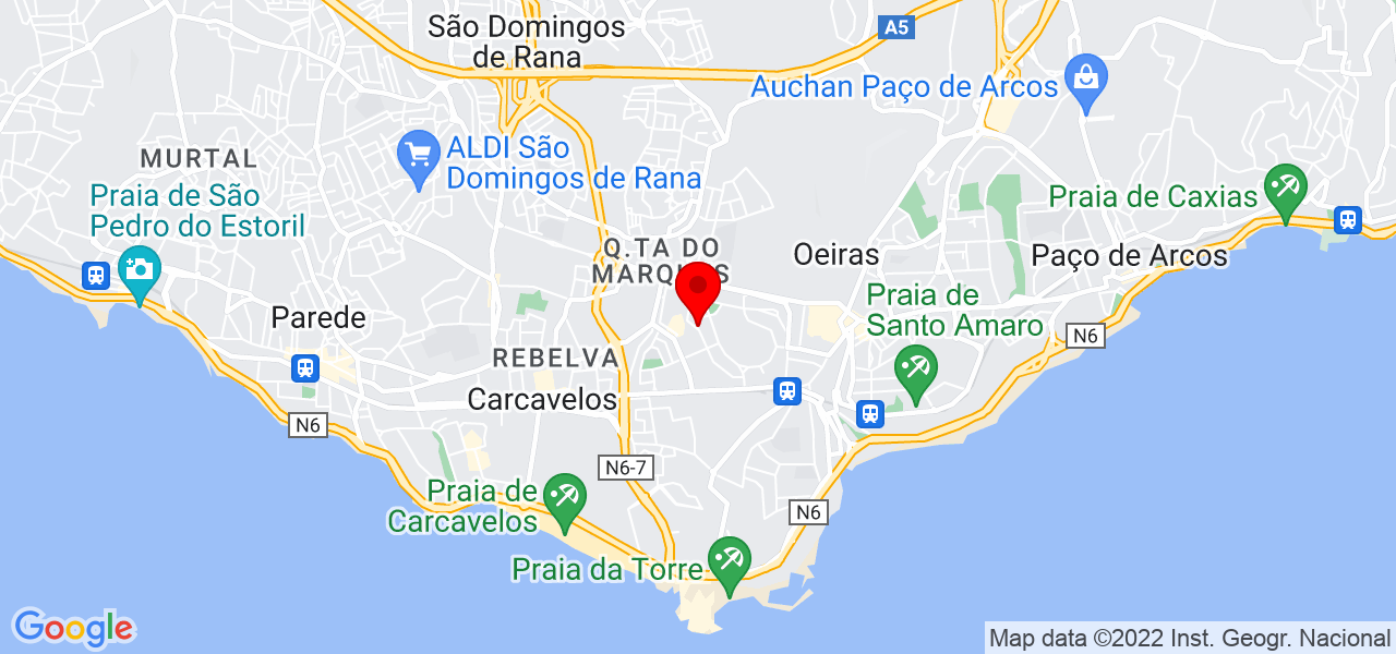 Giselle Pestana - Lisboa - Oeiras - Mapa