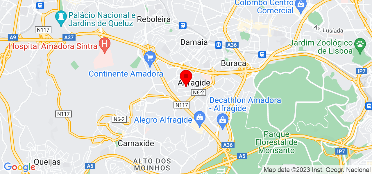 Marta Escoval - Lisboa - Amadora - Mapa