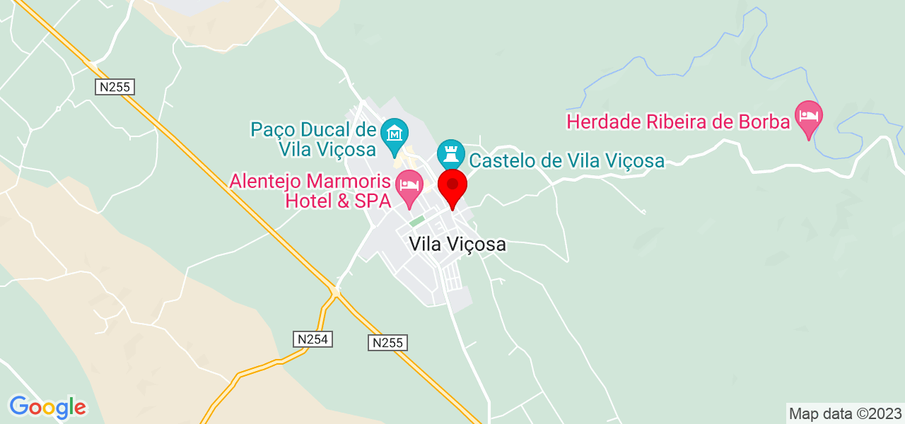 Fernando Ferreira - Évora - Vila Viçosa - Mapa