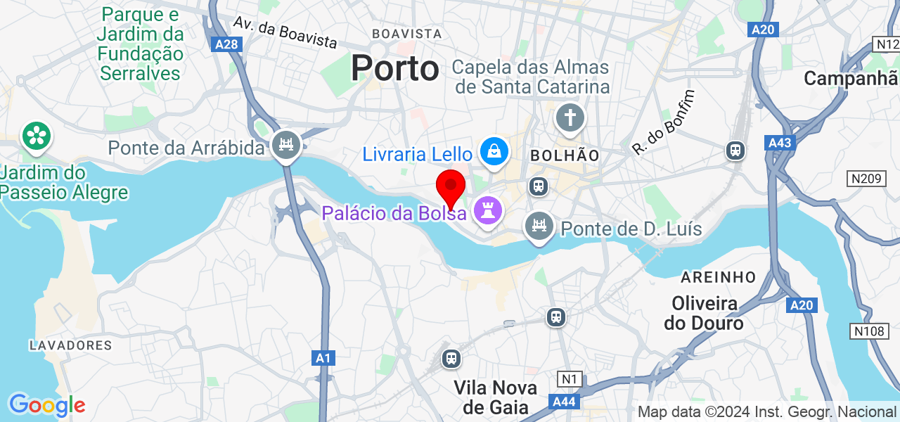 Wyl Galdino - Porto - Porto - Mapa