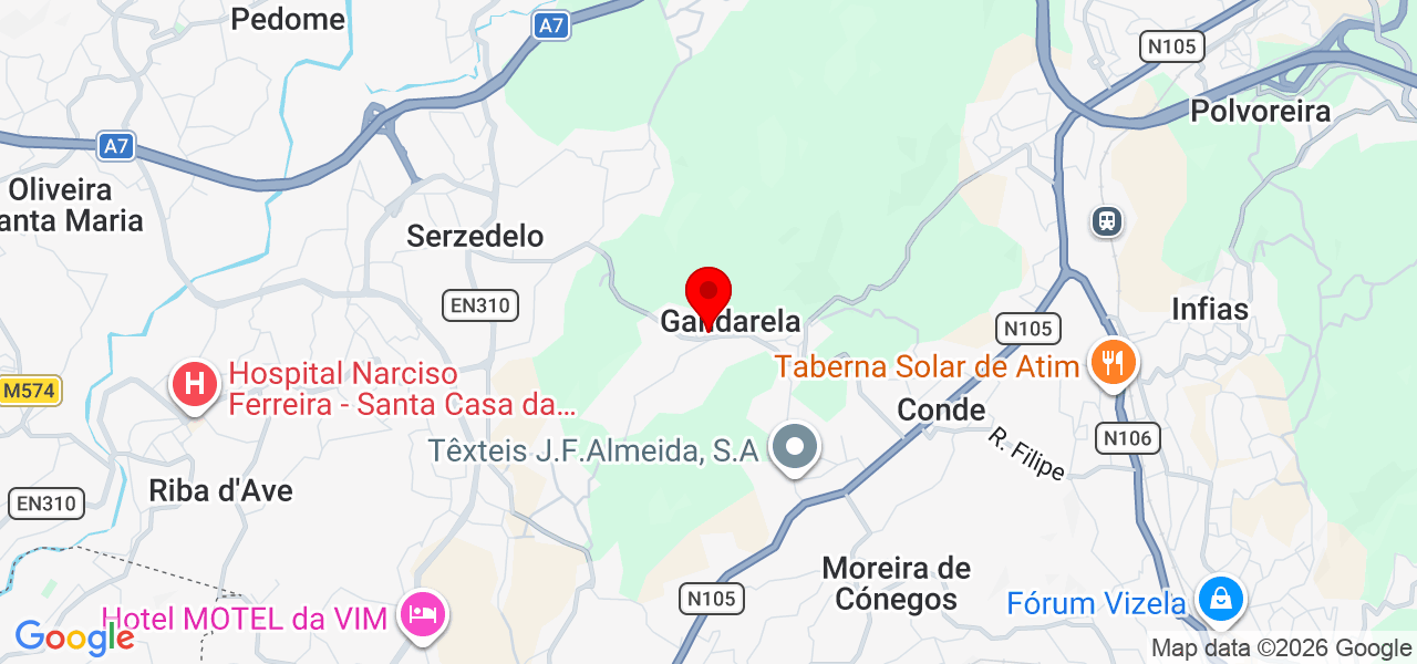 Carlos Oliveira Remodelação & Construção - Porto - Lousada - Mapa