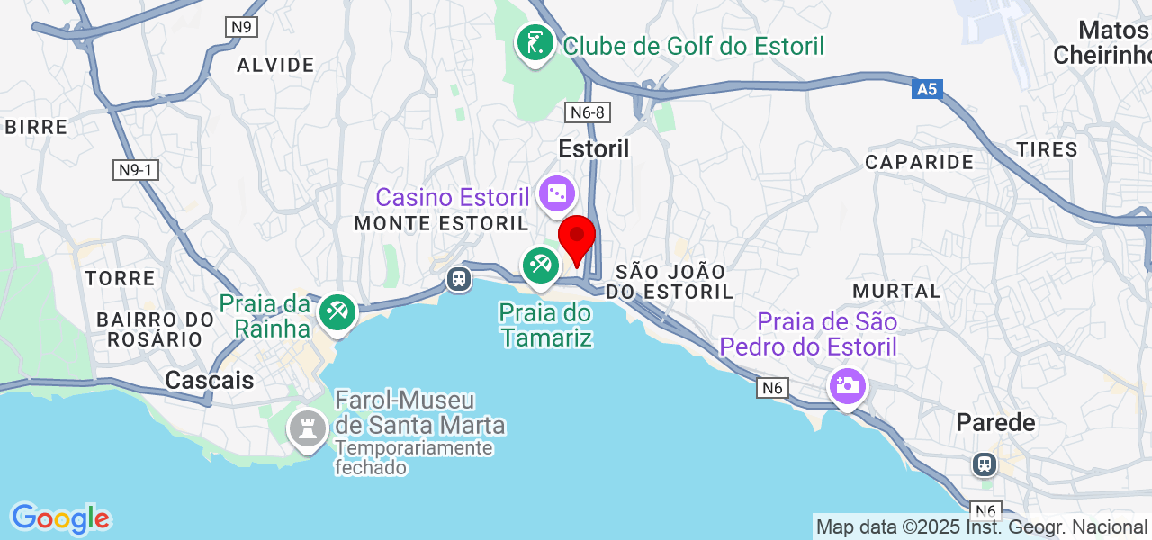 Bianca Correia - Lisboa - Cascais - Map