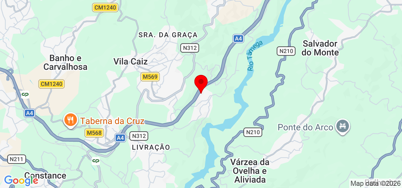 J.S.Torres Limpezas e Lavagens - Porto - Amarante - Mapa