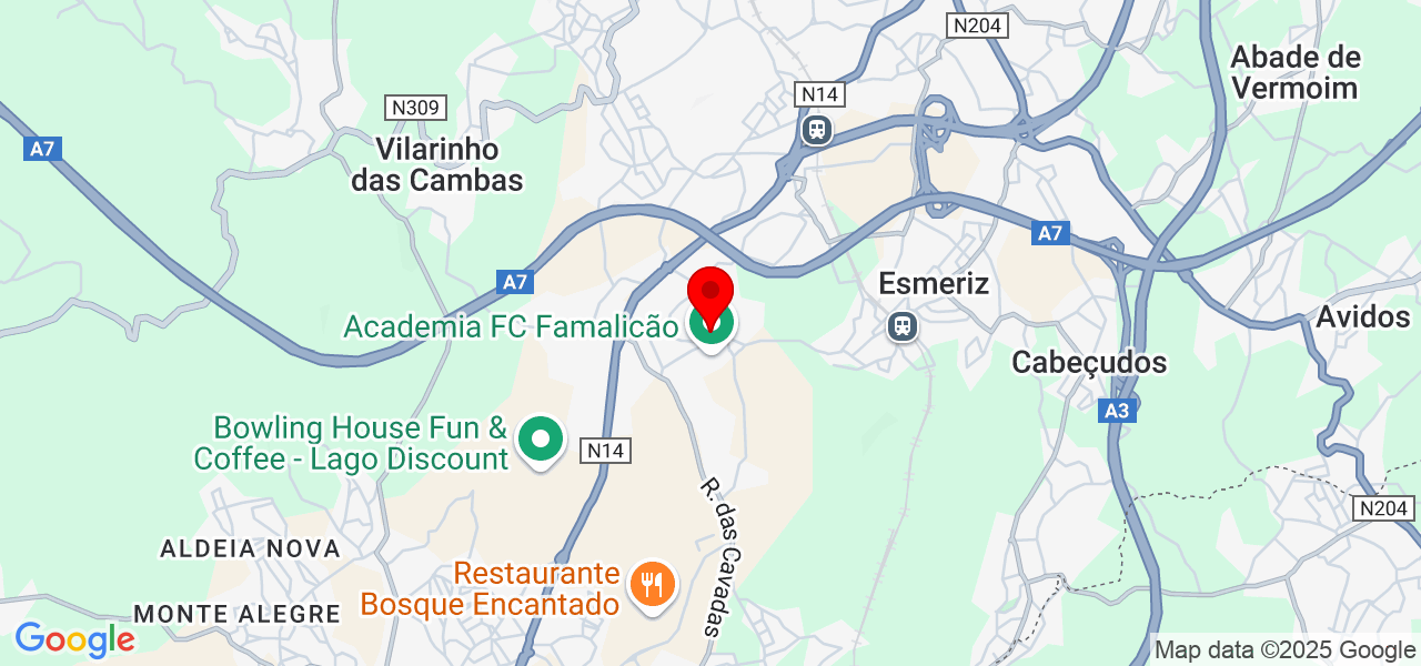 Fernando Lucas - Braga - Vila Nova de Famalicão - Mapa