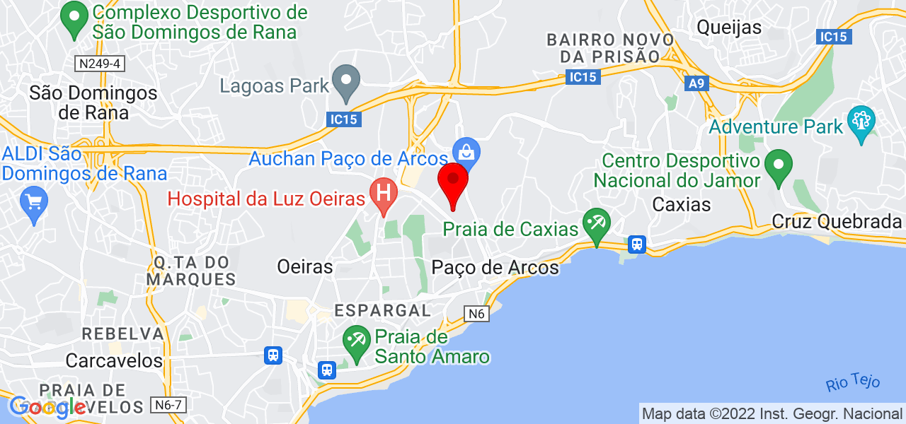 BC Pinturas &amp; Remodela&ccedil;&otilde;es - Lisboa - Oeiras - Mapa