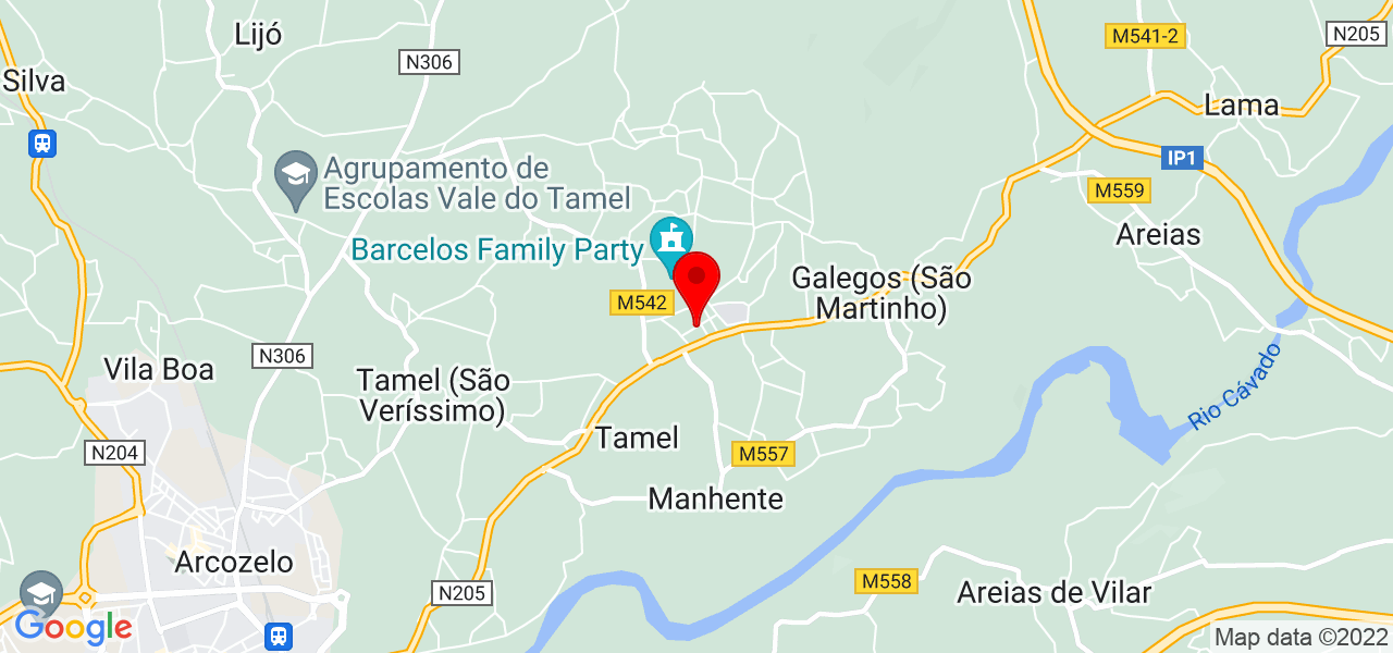 Andr&eacute; filipe barbosa Ferreira - Braga - Barcelos - Mapa