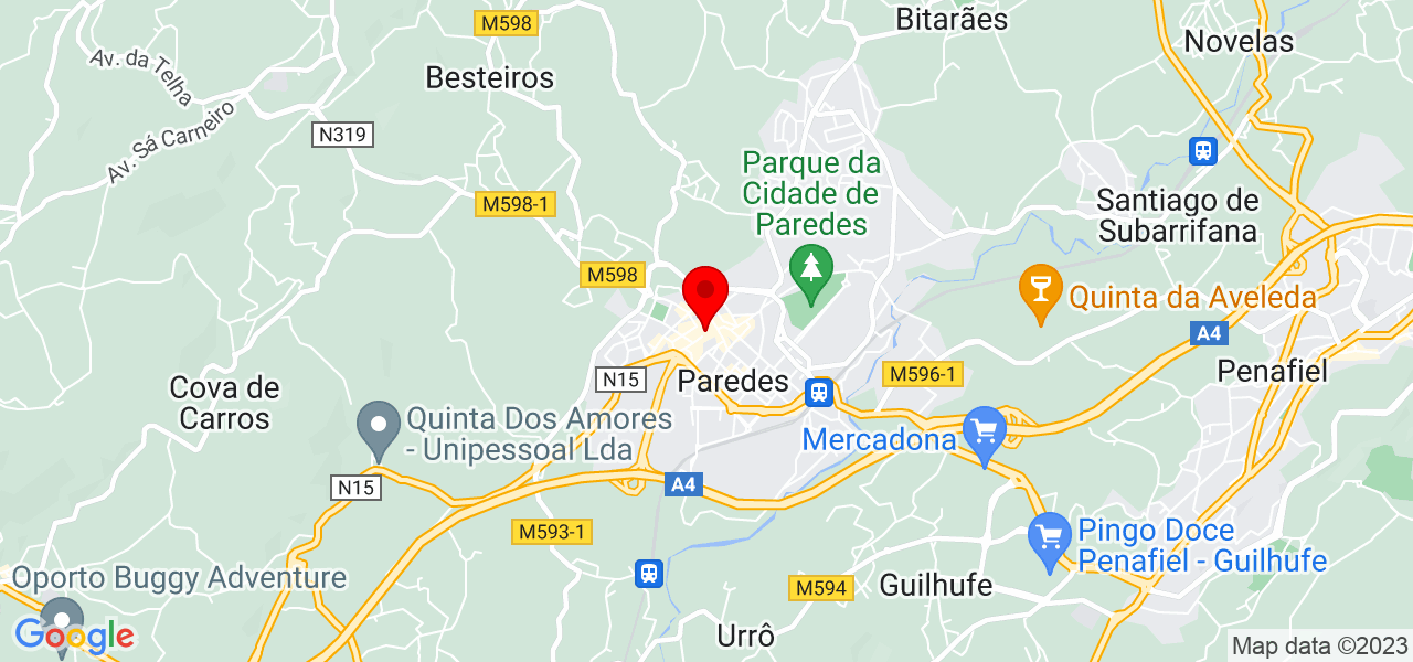InforMeireles, Lda - Porto - Paredes - Mapa