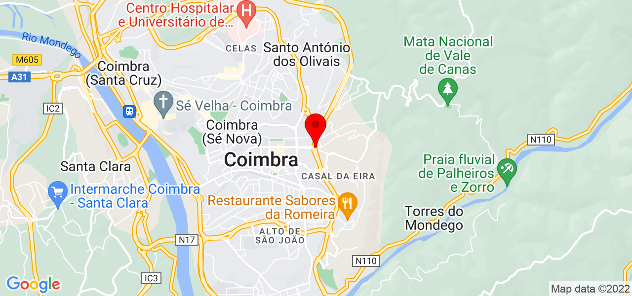 Jos&eacute; Fino - Coimbra - Coimbra - Mapa