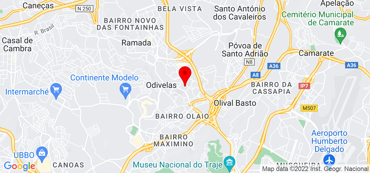 Oleg - Lisboa - Odivelas - Map