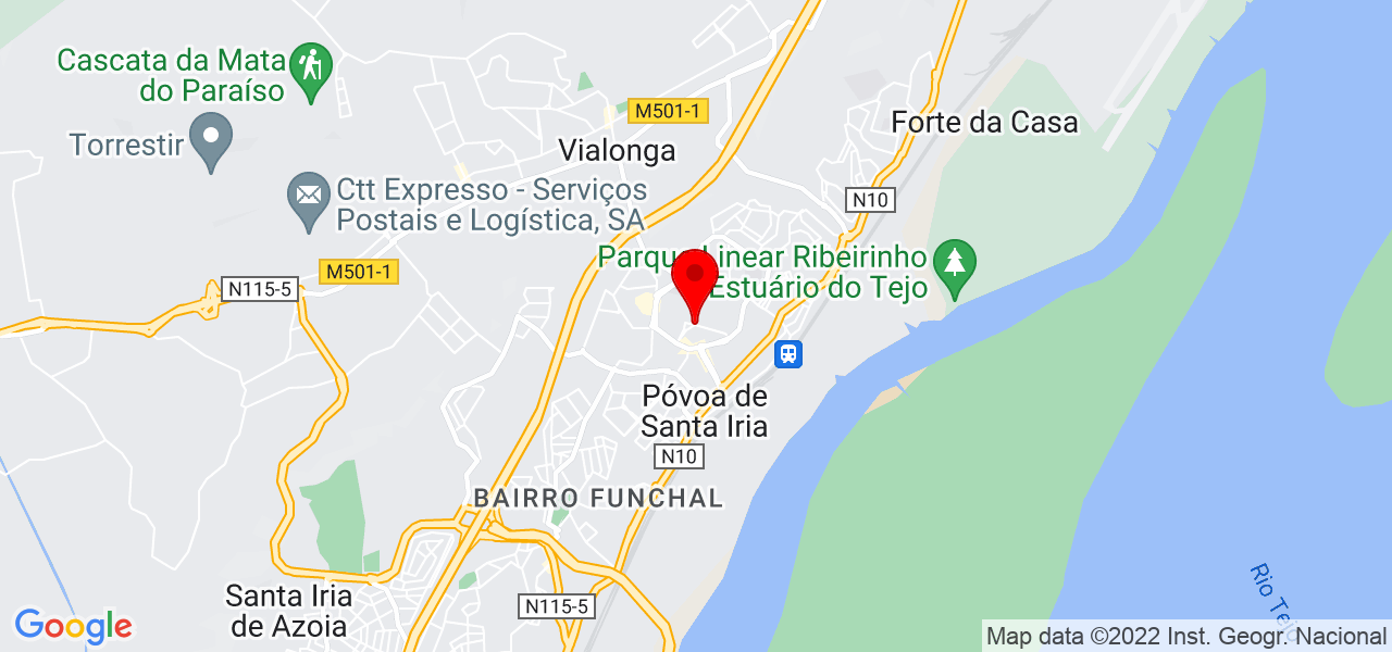 PDesign Alves - Lisboa - Vila Franca de Xira - Mapa