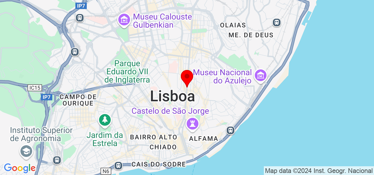 RMS Trabalhos Verticais - Lisboa - Lisboa - Mapa