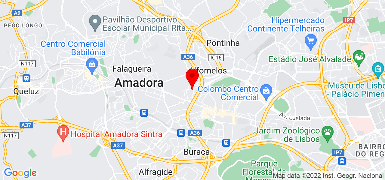 Kris - Lisboa - Amadora - Mapa