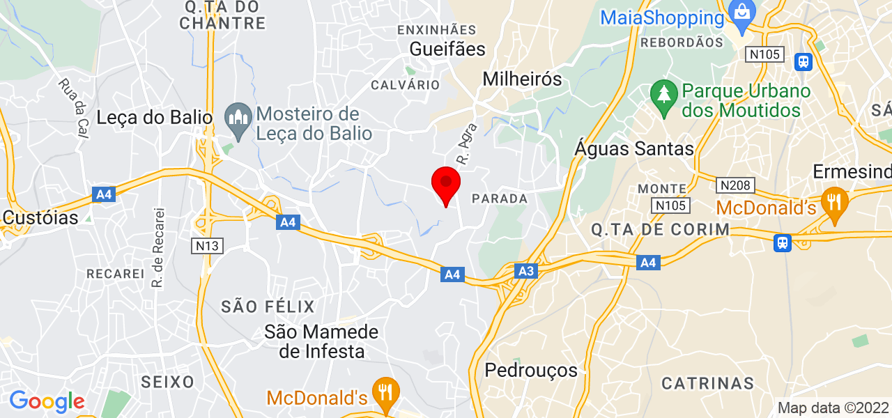 Beatriz - Porto - Maia - Mapa