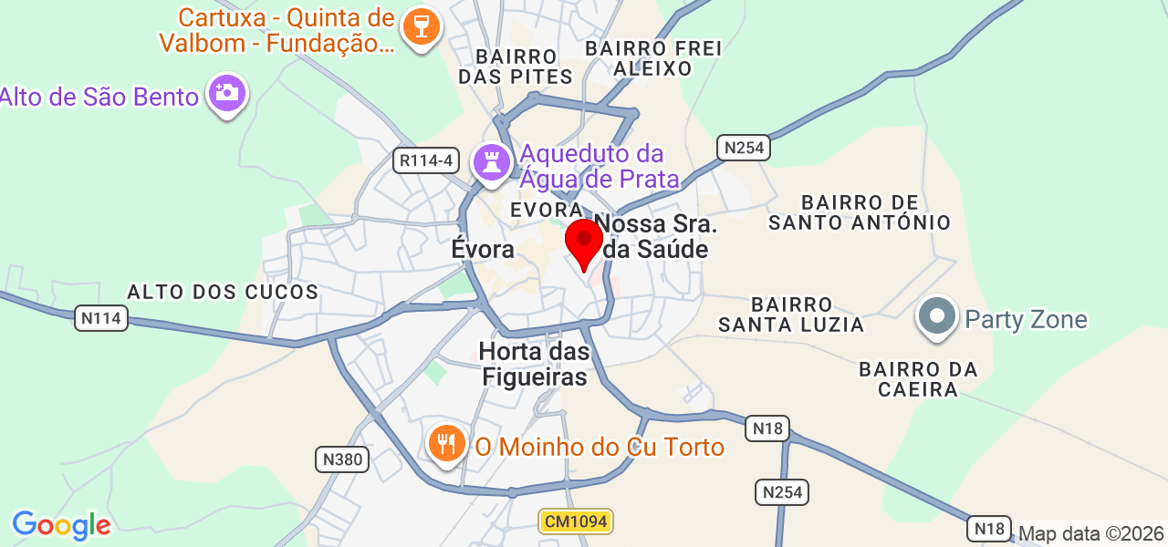 D&eacute;bora Gomes Bar e Mixologia - Évora - Évora - Mapa