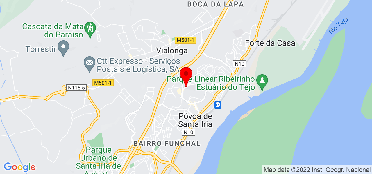 Amanda Marins - Lisboa - Vila Franca de Xira - Mapa