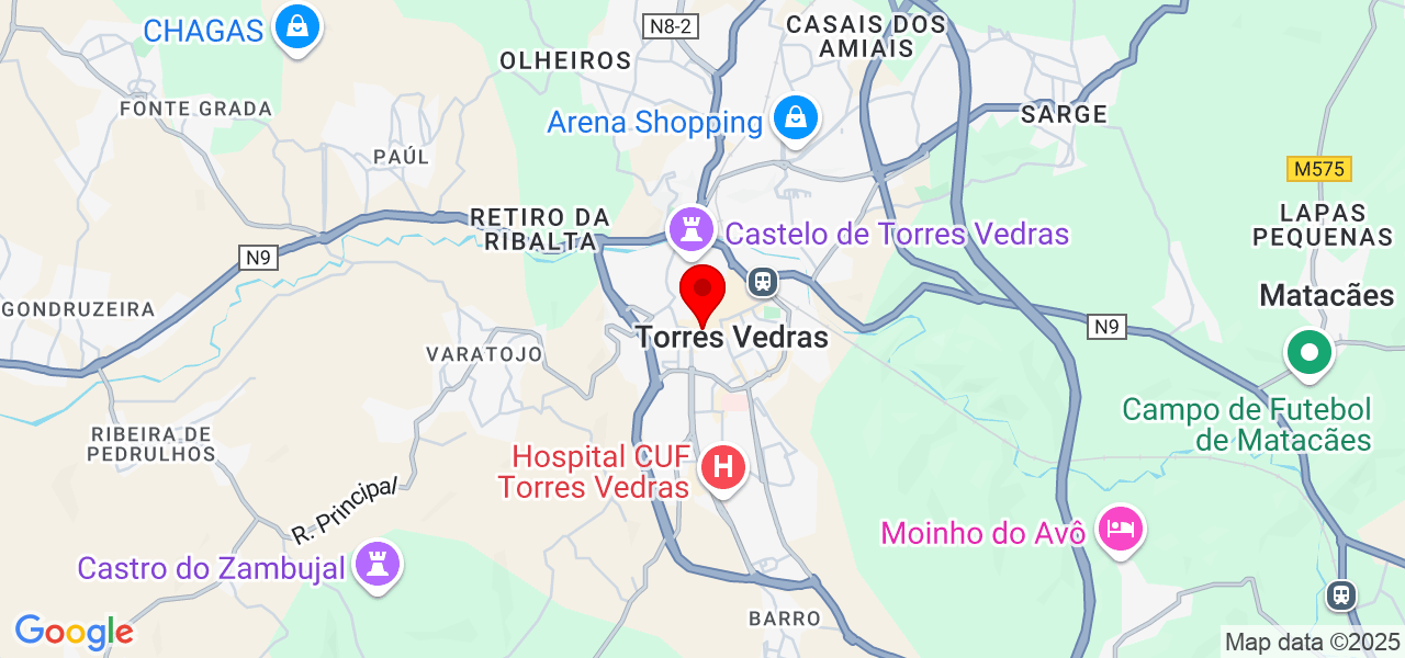 Remodela&ccedil;&atilde;o company - Lisboa - Torres Vedras - Map