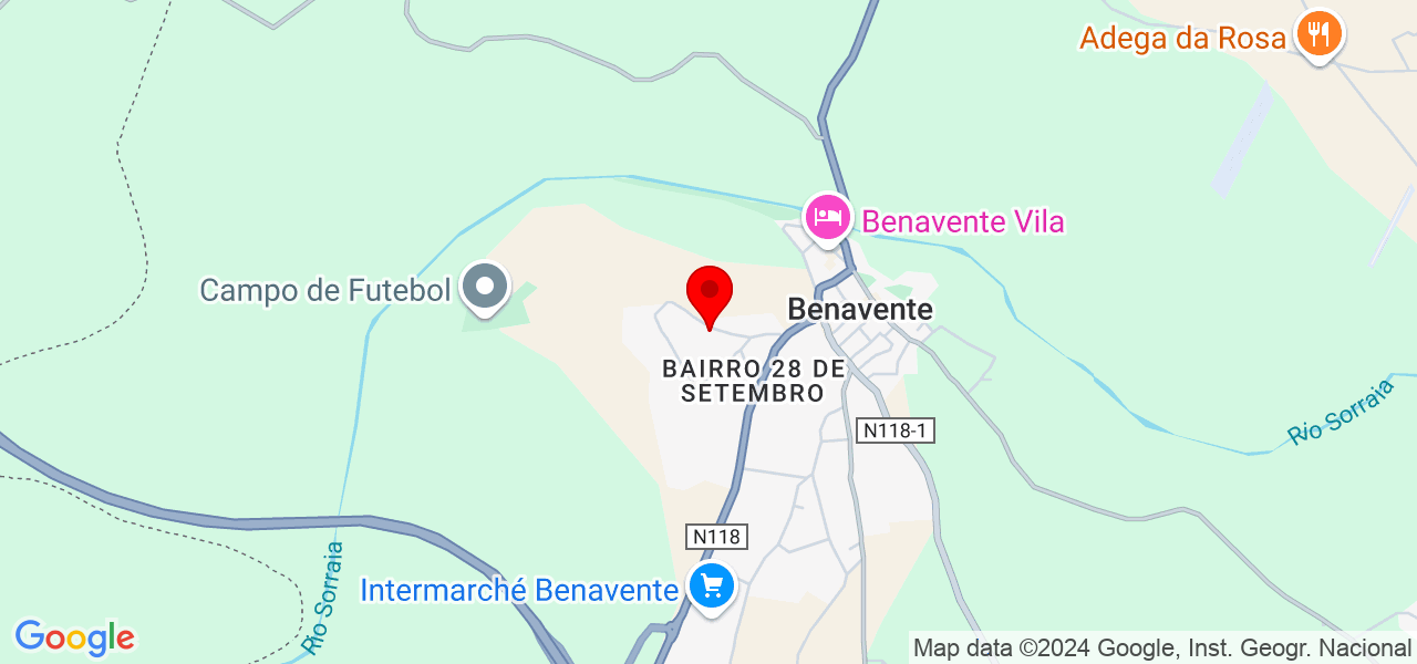 Hall 360 Lda - Santarém - Benavente - Mapa