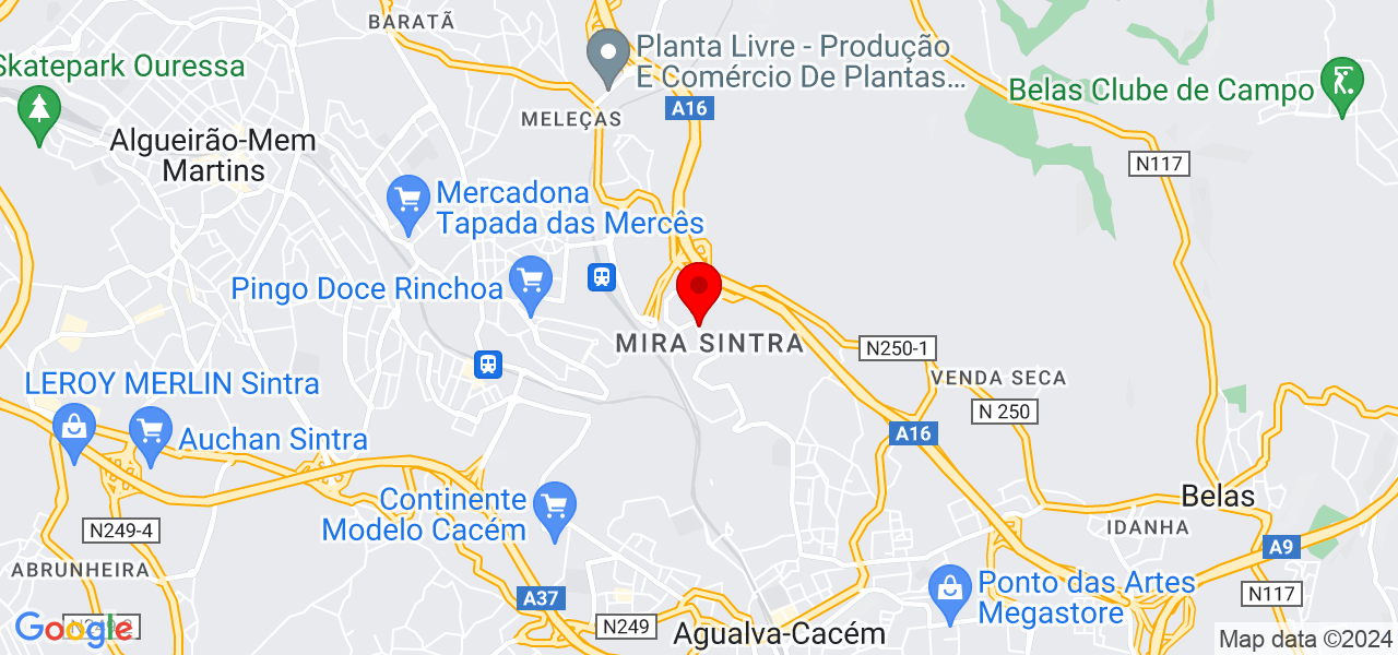 Gabriella Braga - Lisboa - Sintra - Mapa