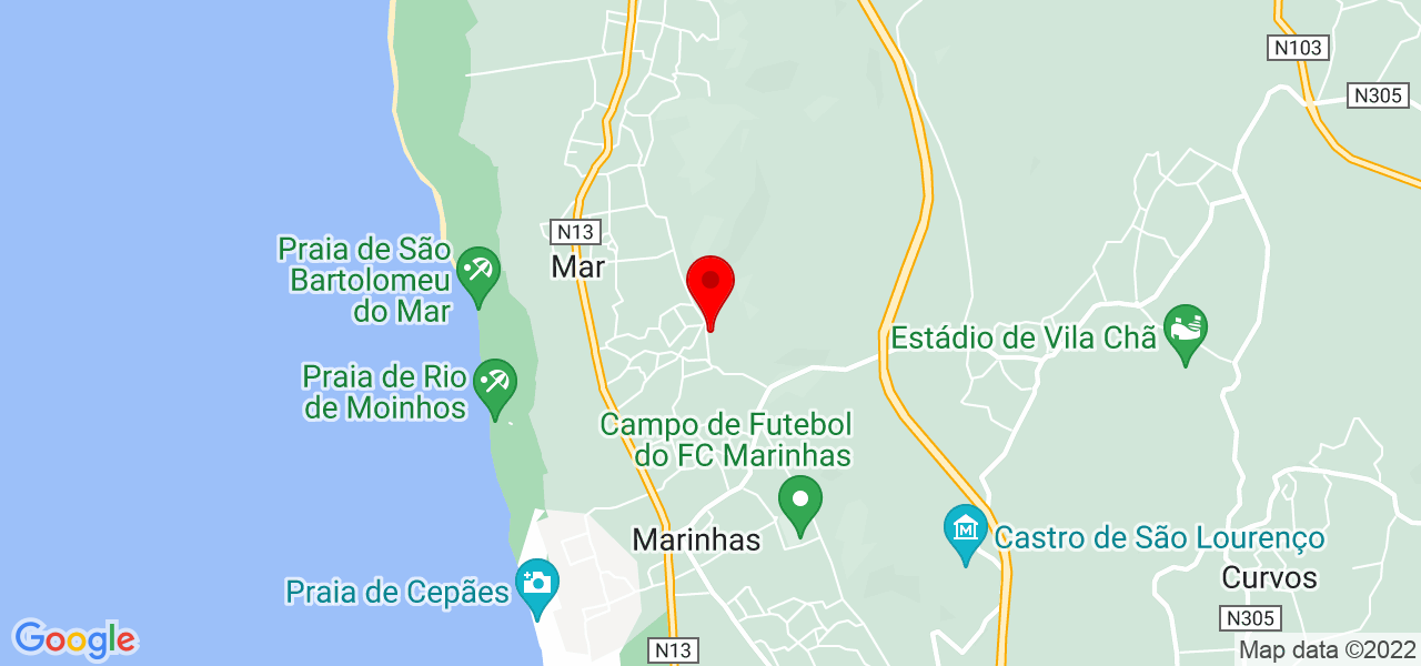 XBN - Braga - Esposende - Mapa