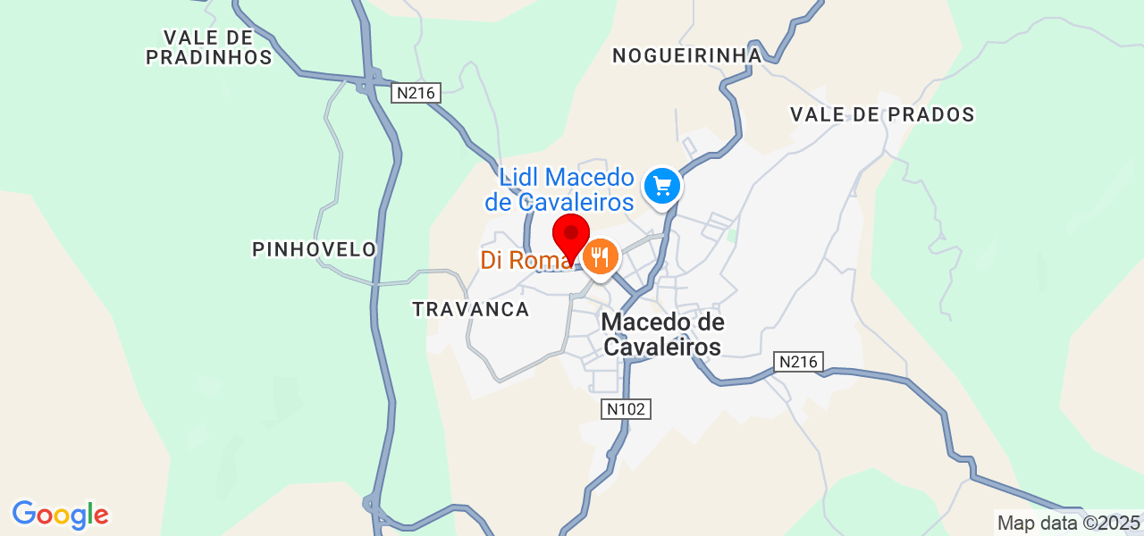 Débora - Bragança - Macedo de Cavaleiros - Map