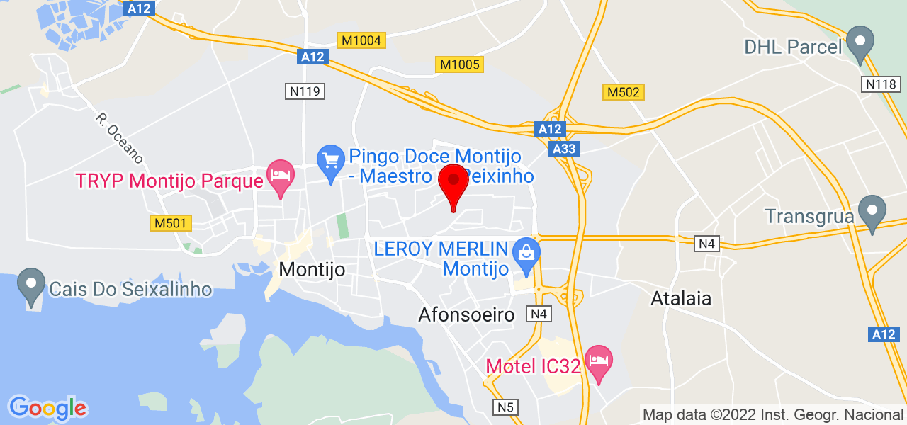 Manforclima - Setúbal - Montijo - Mapa