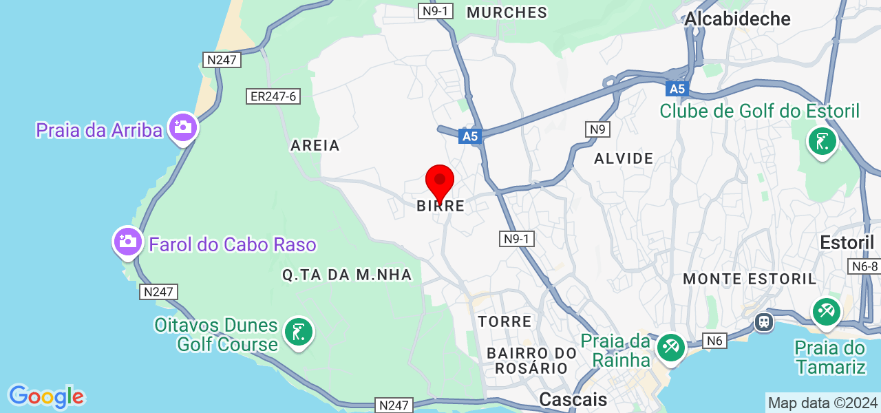 Ana Godinho - Lisboa - Cascais - Map