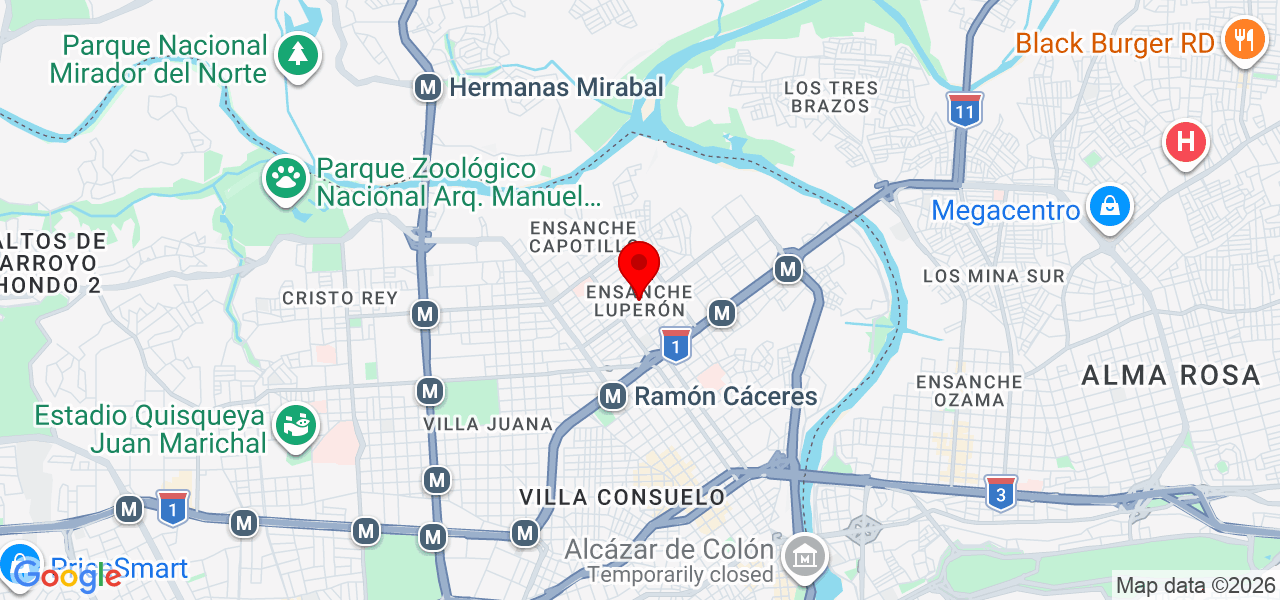 Briselda Taveras Maria - Distrito Nacional - Santo Domingo de Guzmán - Mapa