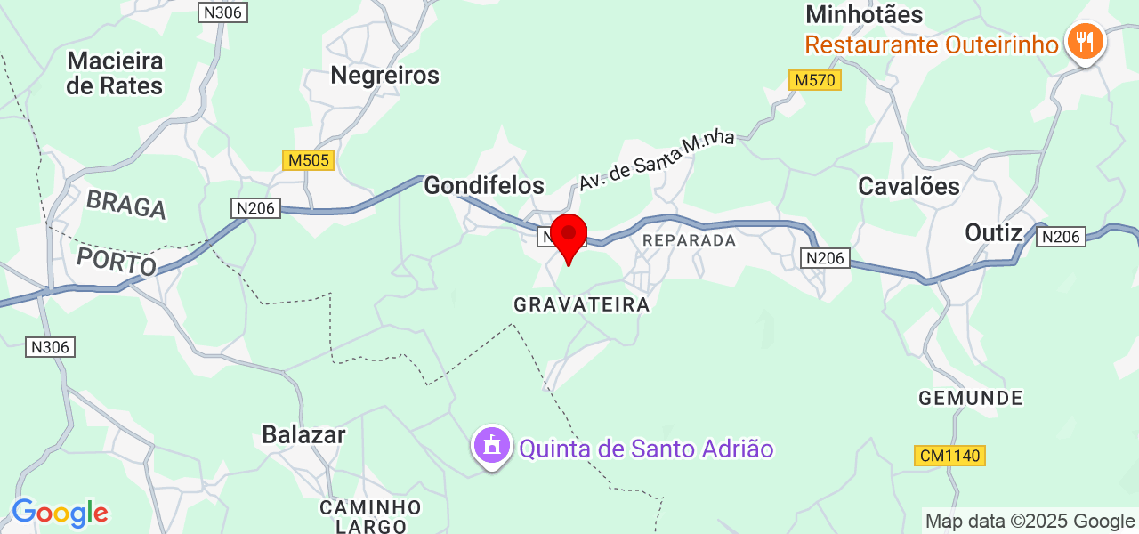 Raquel Fernandes - Braga - Vila Nova de Famalicão - Map